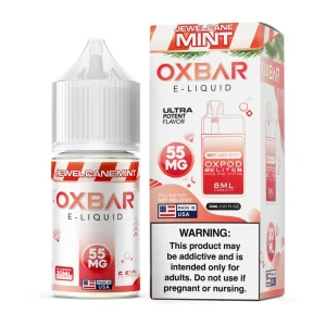 JewelCane Mint Tobacco Free Nicotine Salt 30ml | Pod x Oxbar Juice