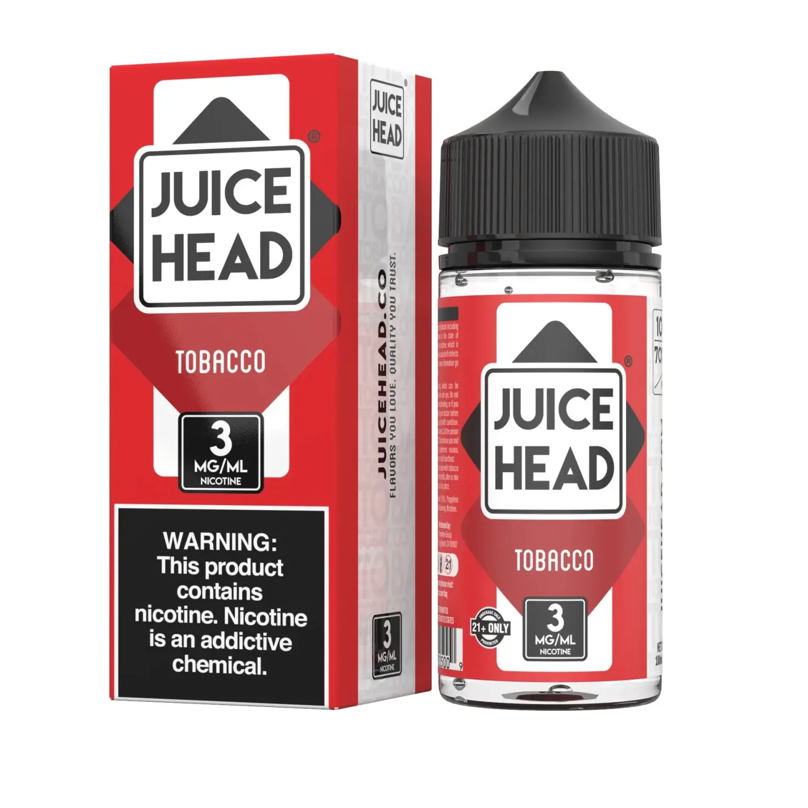 Juice Head – Tobacco – 100ML E-Liquid
