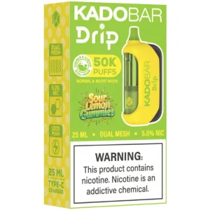 Kado Bar Drip 50K: Sour Lemon Gummies