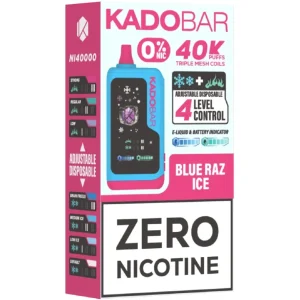 Kado Bar NI40K ZERO: Blue Raz Ice 0%