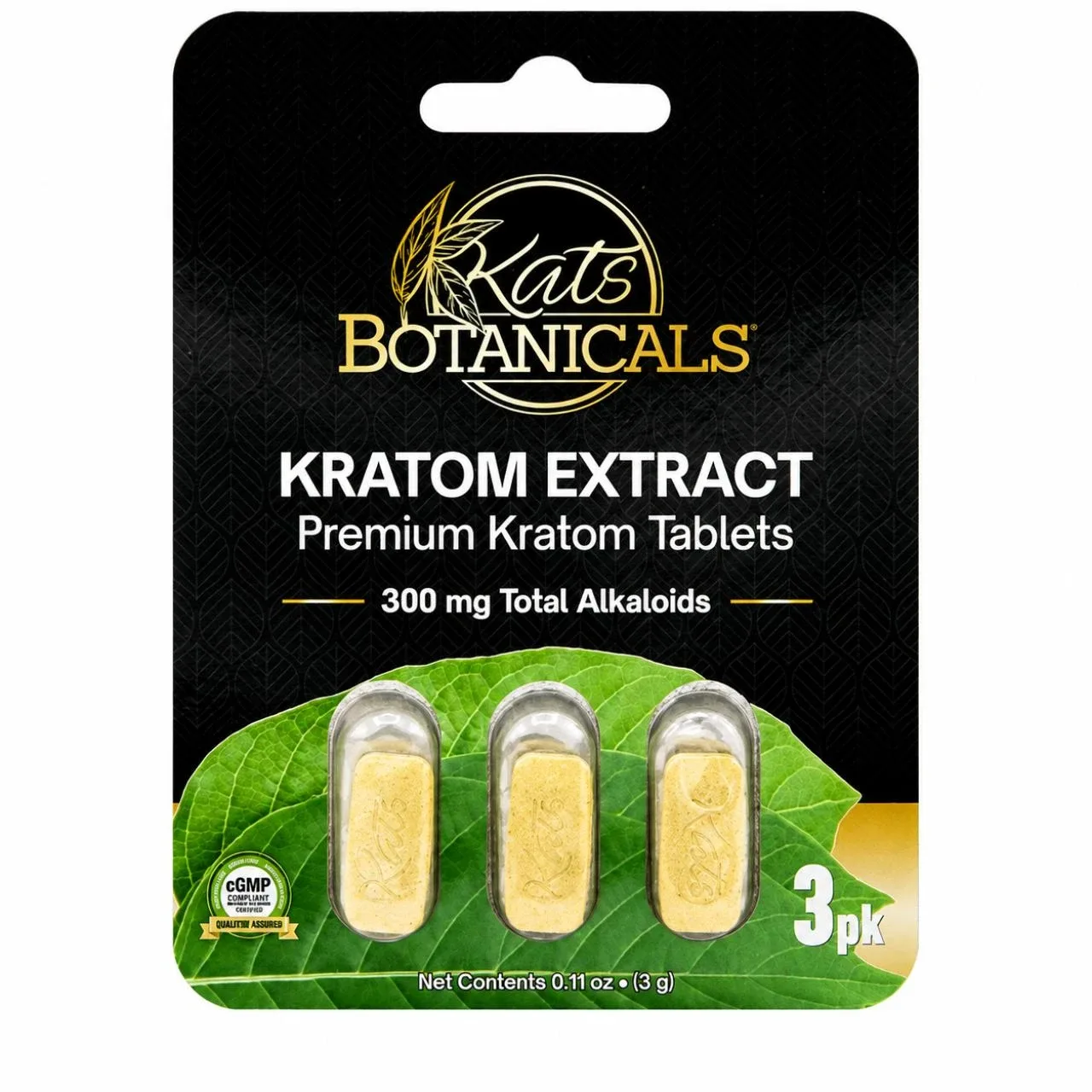 Kats Botanicals Kratom Tablets 300MG | 3COUNT