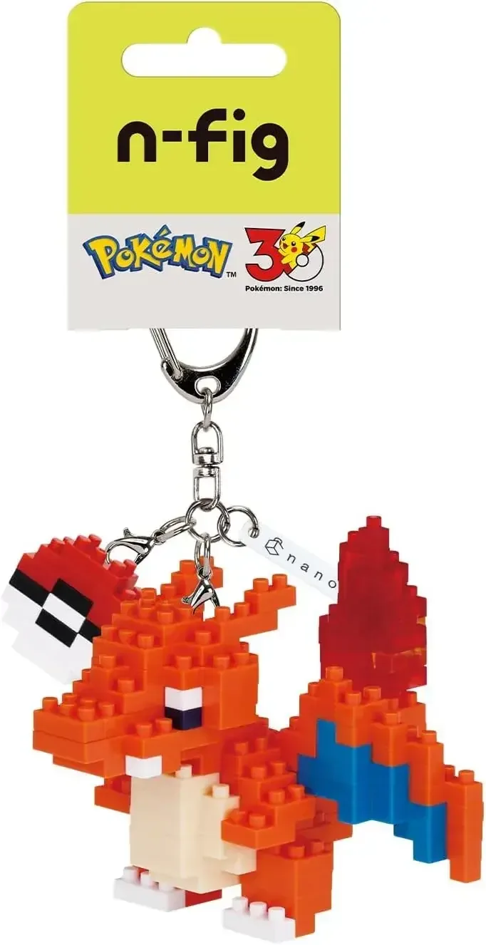 Kawada Fig NFG 50 Charizard Pokemon Block Figure with Keychain - Image 2