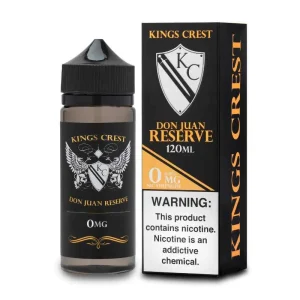 King’s Crest E-Juice 0mg Collection (120ml)