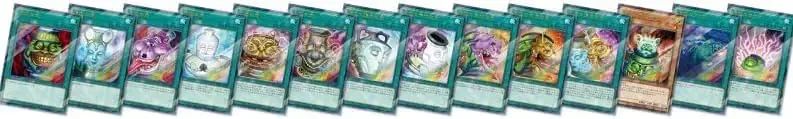 Konami Digital Entertainment Yu-Gi-Oh! Pot Figure Card Set 11pc - Image 2