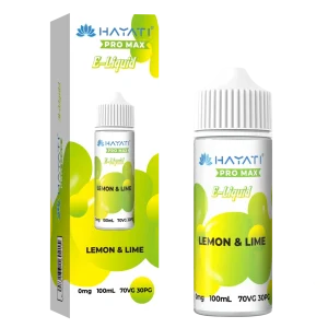 LEMON & LIME HAYATI PRO MAX E-LIQUID 100ML NO NICOTINE