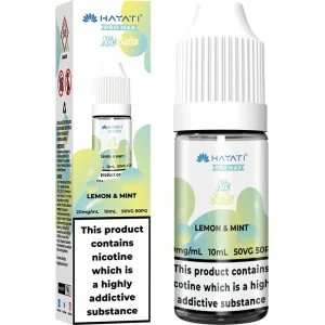 Lemon & mint Hayati Pro Max Nic Salts e-liquid 10ml