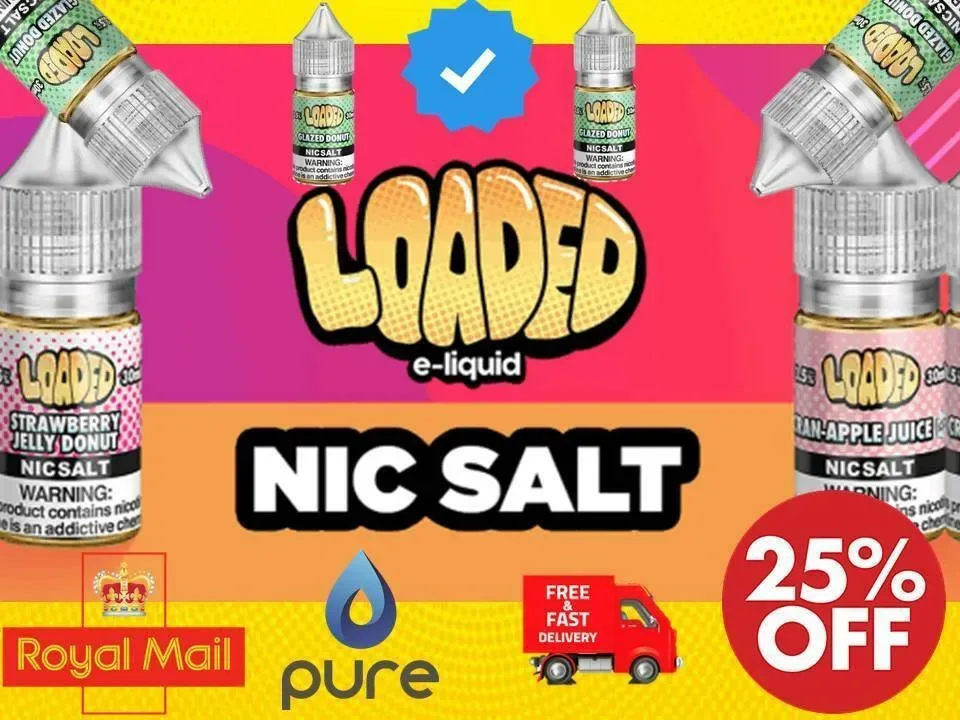 Loaded Salts Nic Salt E Juice – Smooth & Flavorful Nicotine Salt Vape Juice