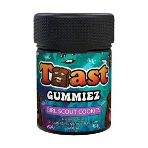 Lost 8's "Toast" HHC Gummies (500mg / 1000mg) - Girl Scout Cookies (50mg/Gummy)