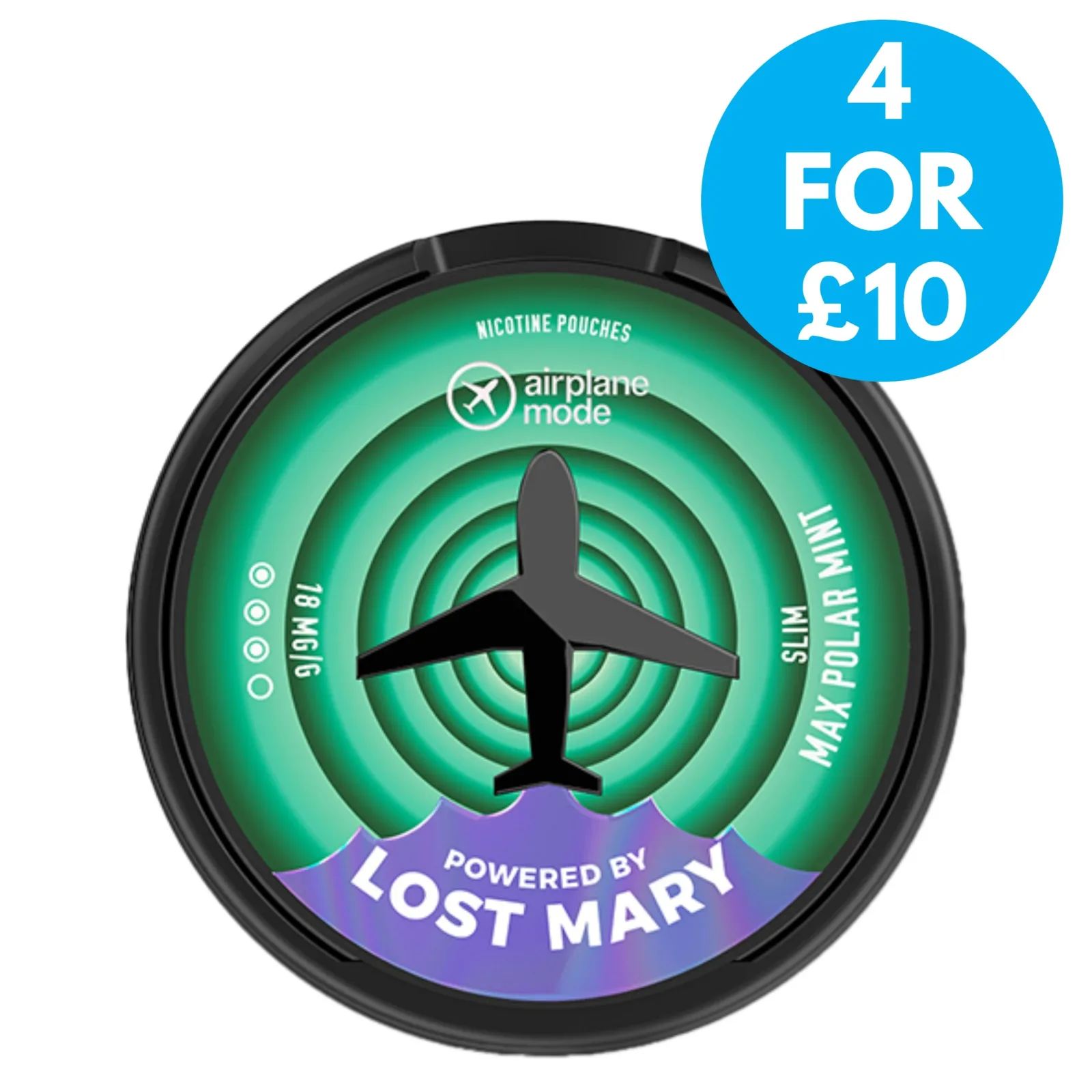 Lost Mary Airplane Mode Snus 18mg Nicotine Pouches