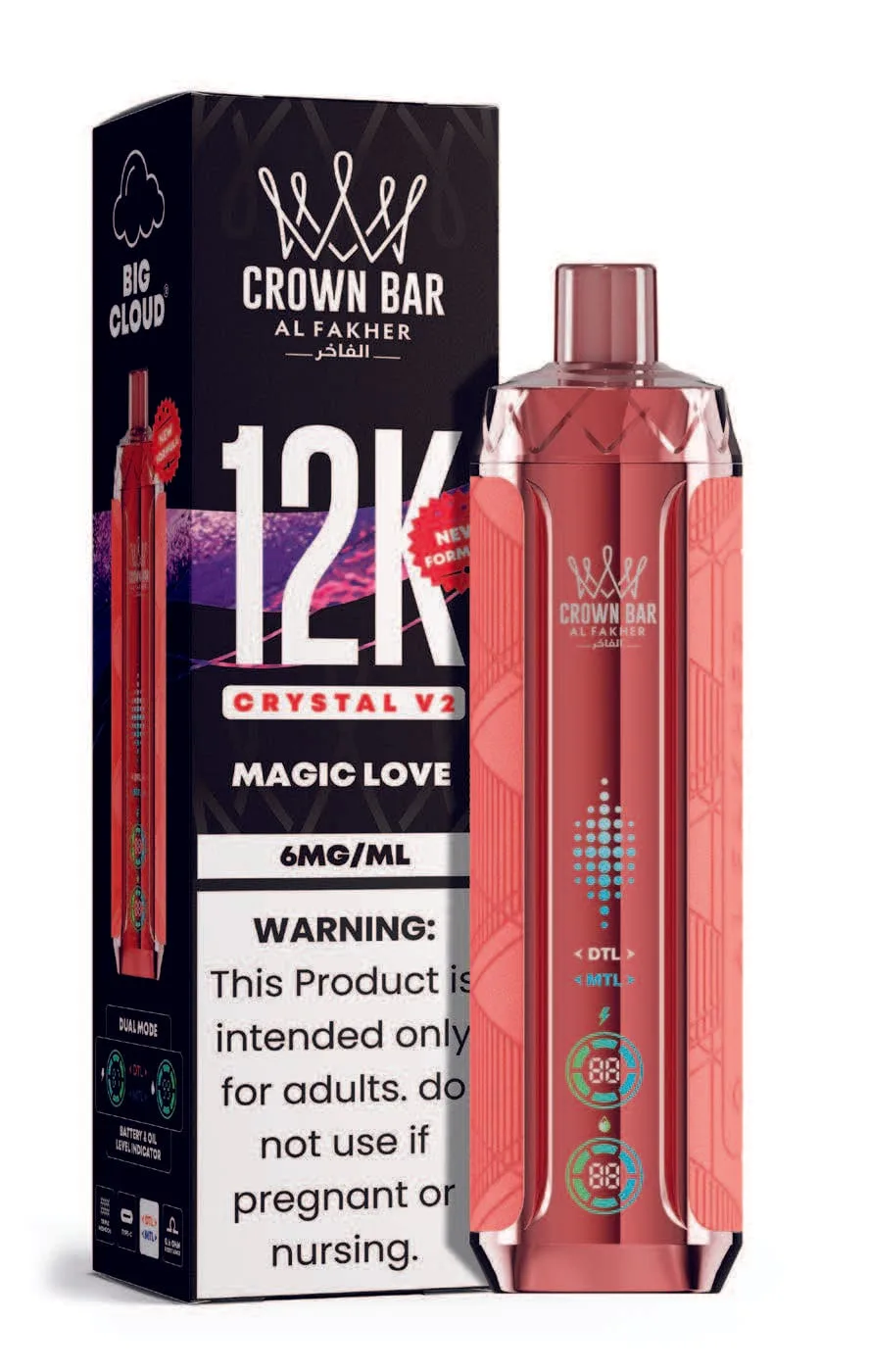 Magic Love Al Fakher Crown Bar Crystal V2 12K