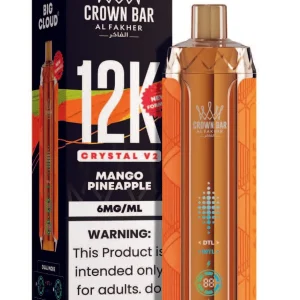 Mango Pineapple Al Fakher Crown Bar Crystal V2 12K