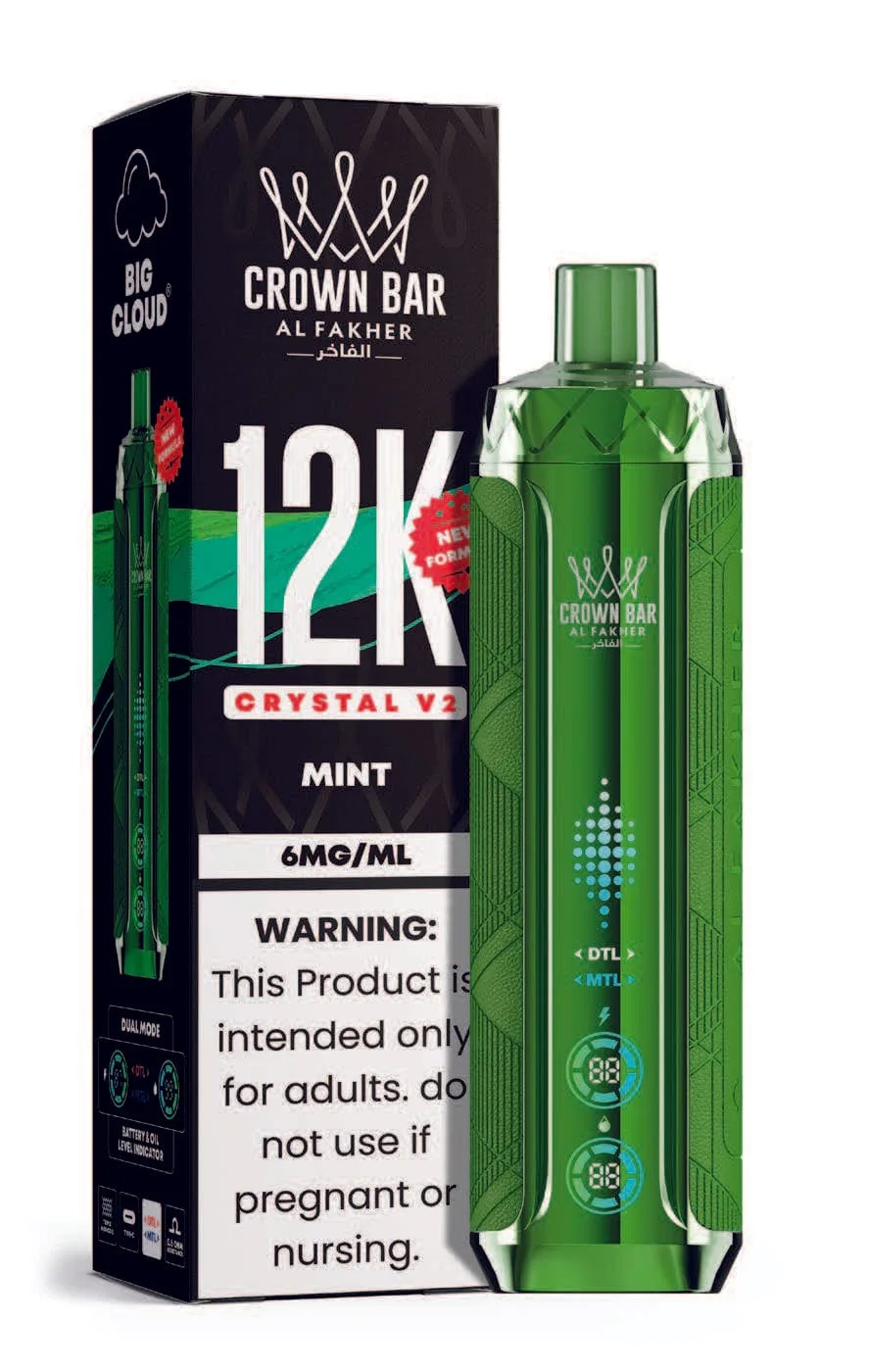 Mint Al Fakher Crown Bar Crystal V2 12K