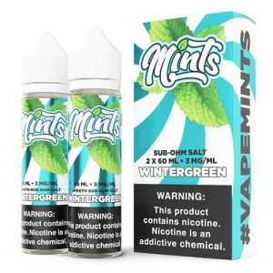 Mints Vape Co. Wintergreen 2x 60ml (120ml) Vape Juice - 3mg