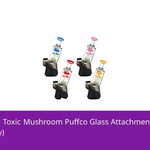 MKGlass TXAT76 Toxic Mushroom Puffco Glass Attachment
