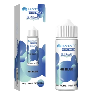 MR BLUE HAYATI PRO MAX E-LIQUID 100ML NO NICOTINE