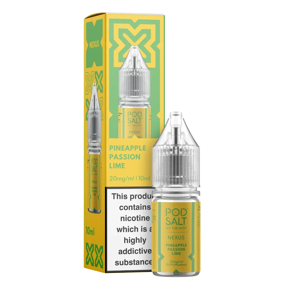 Nexus Pineapple Passion Lime 10ml Nicotine Salt E-Liquid