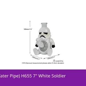 Non branded (Water Pipe) H655 7" White Soldier
