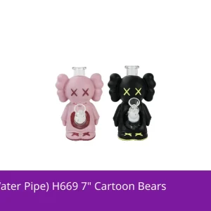 Non branded (Water Pipe) H669 7" Cartoon Bears