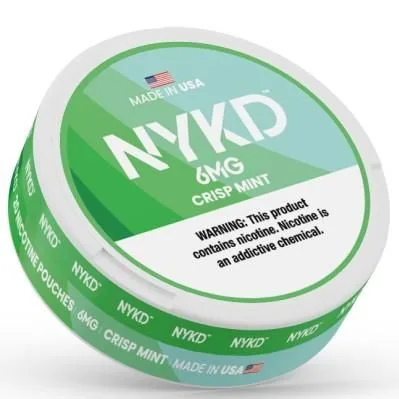 NYKD Crisp Mint Nicotine Pouches (5 Pack)