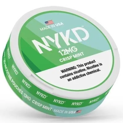NYKD Crisp Mint Nicotine Pouches (5 Pack) - Image 2