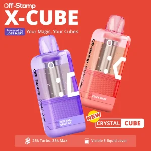 Off-Stamp X-CUBE Crystal Cube 35K Disposable POD Powered By LOST MARY – 35000 Puffs