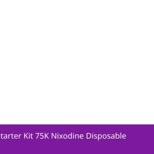 Oxbar Maglink Starter Kit 75K Nixodine Disposable