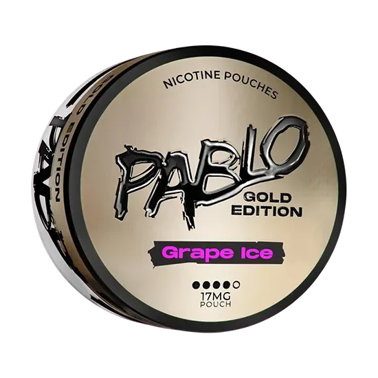Pablo Gold Edition Grape Ice 17mg Nicotine Pouches (5 Pack)