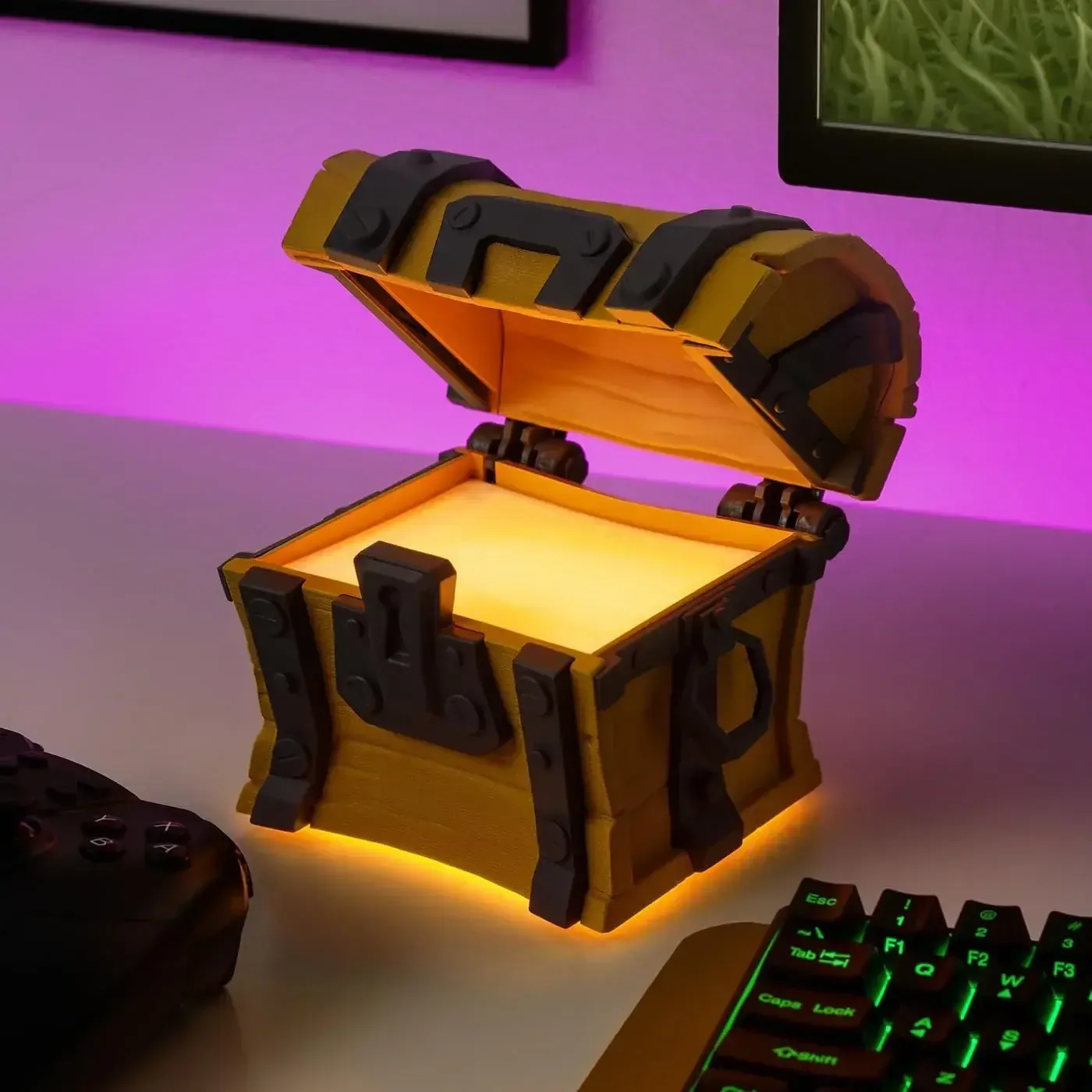 Paladone Fortnite Loot Chest Light 15 cm Orange Sound Effect - Image 2