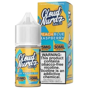 Peach Blue Raspberry by Cloud Nurdz TFN Salts 30mL