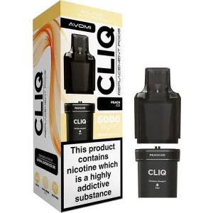 Peach ice Avomi CLIQ pod & refill 12ml