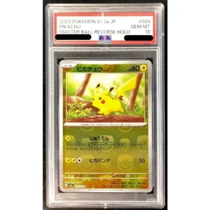 Pikachu Master Ball Mirror PSA10 - 025/165 Pokémon TCG Card