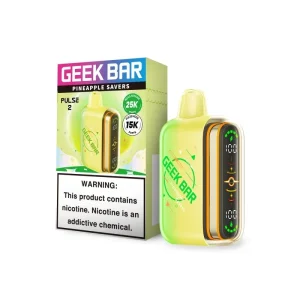 Pineapple Savers Geek Bar Pulse 2 25K