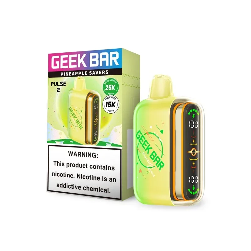 Pineapple Savers Geek Bar Pulse 2 25K