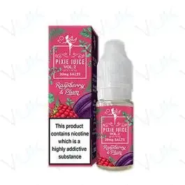 Pixie Juice Vol II Raspberry and Plum Nic Salt 4 for £10