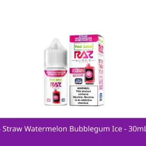 Pod Juice - RAZ Disposable Straw Watermelon Bubblegum Ice