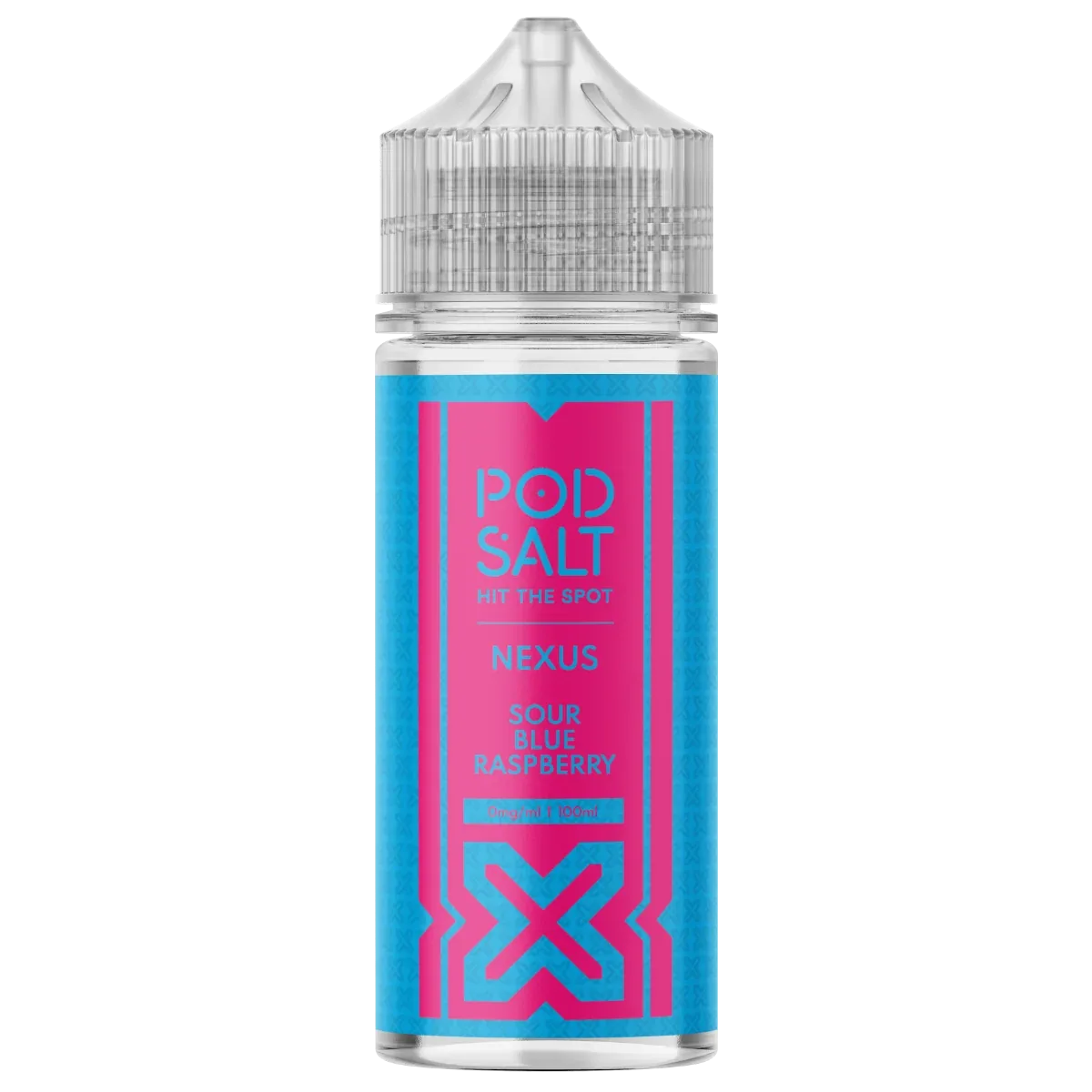 Pod Salt Nexus Sour Blue Raspberry 100ml Shortfill E-Liquid