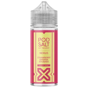 Pod Salt Nexus Strawberry Banana Rhubarb 100ml Shortfill E-Liquid