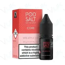 Pod Salt Red Apple Ice Nic Salt Vape Juice