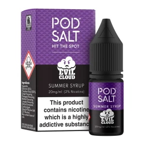Pod Salt Summer Syrup 10ml Nicotine Salt E-Liquid Fusion