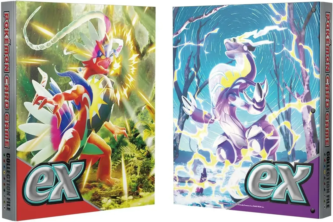 Pokemon Card Game Koraidon Miraidon Collectible File, 360 Cards