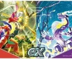 Pokemon Card Game Miraidon Rubber Playmat for TCG Card Players