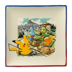 Pokemon Center Timeless Adventure Square Ceramic Plate 20.2cm
