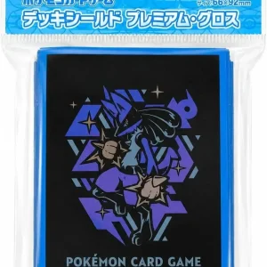 Pokemon Lucario Card Sleeves Premium Gloss Blue 63.5 x 88 mm