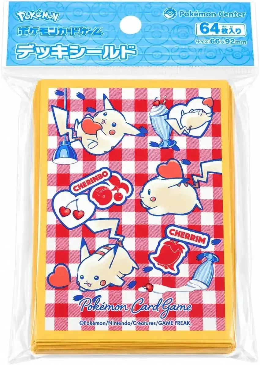 Pokemon Pikachu Heart Trading Card Deck Shields Orange 64 Pack