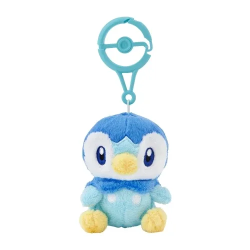 Pokemon Piplup Mascot Plush with Carabiner Clip 8 x 8 x 17 cm