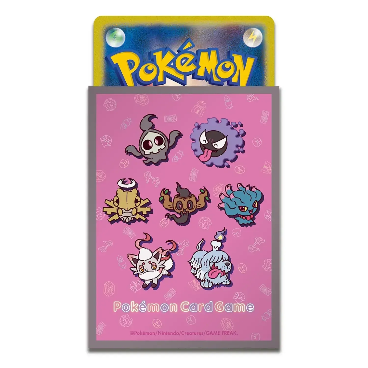 Pokemon Yonayona Ghost Card Game Deck Sleeves Brown Release 2025 - Image 2