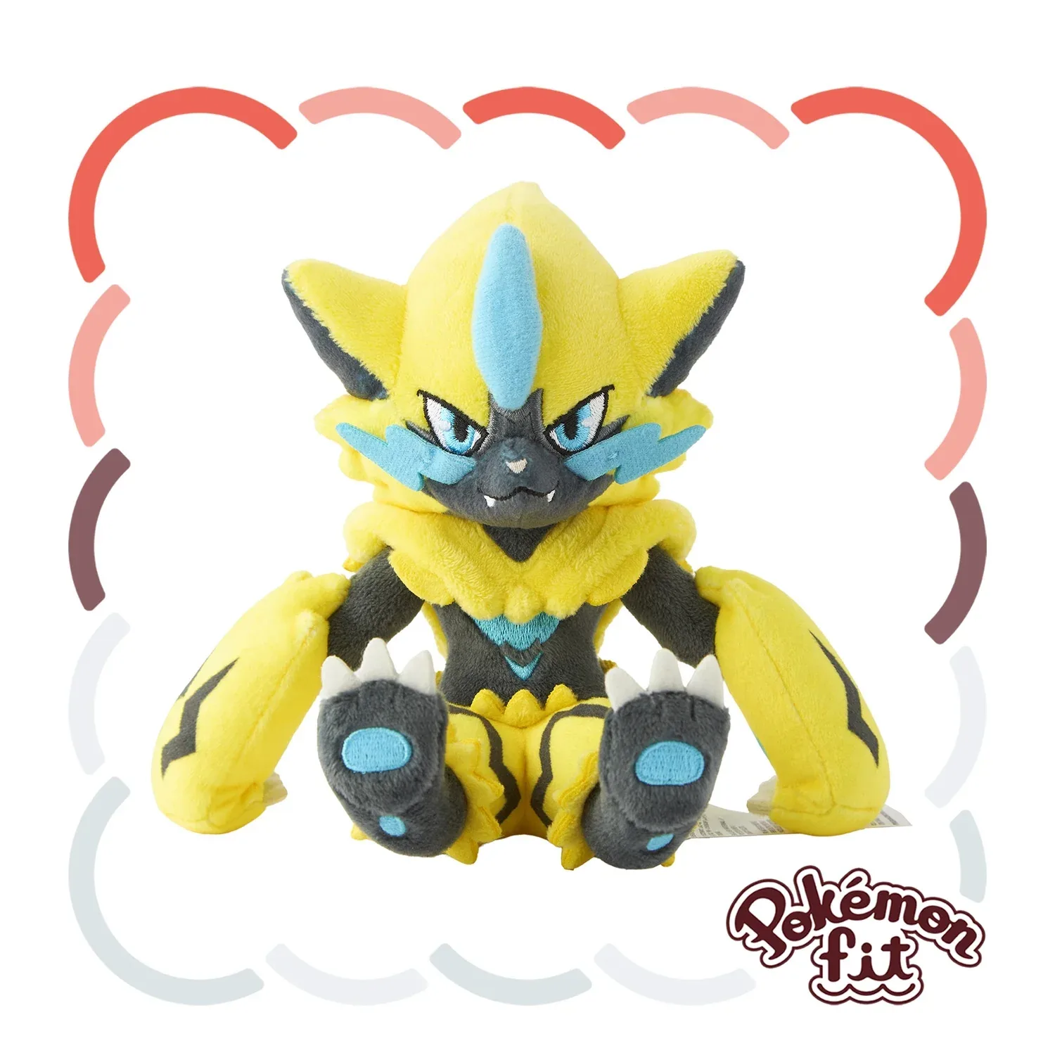 Pokemon Zeraora Plush Fit Collectible Figure Toy - Image 2