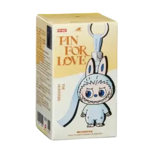 POP MART LABUBU Pin for Love Vinyl Plush Pendant (A–M)