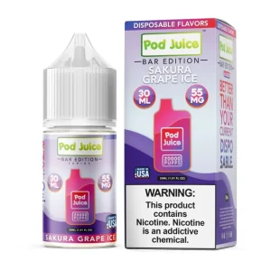 Pod Juice PJ5000 Series Bar Edition Sakura Grape Ice E