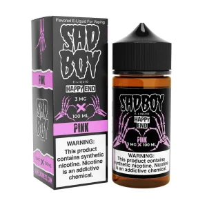 Happy End Pink Synthetic Nicotine 100ml E-Juice | SadBoy